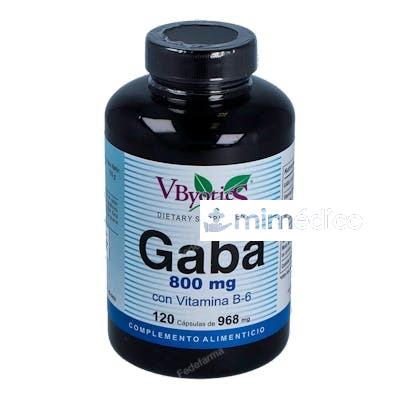 GABA 800MG. 120CAP. VBYOTICS