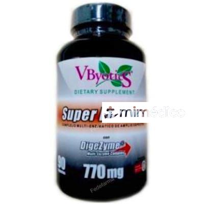 SUPERENZIMAS CON DIGESZYME 90CAP. VBYOTICS
