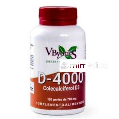 VITAMINA D3 4000UI 180PERLAS VBYOTICS