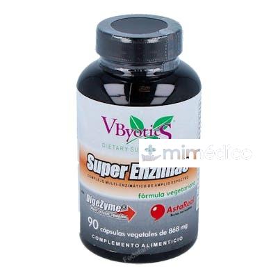 SUPERENZIMAS FORMULA VEGETARIANA 90CAP. VBYOTICS