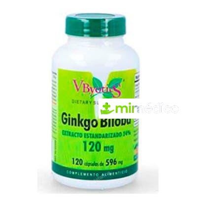 GINKGO BILOBA 120MG. 120CAP. VBYOTICS