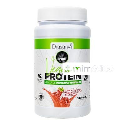 PROTEINA VEGETAL SABOR FRAMBUESA SPORT 600GR. DRASANVI