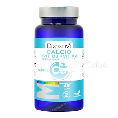 MINERAL CALCIO VIT D3+K2 90COMP. DRASANVI