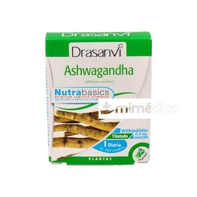 NUTRABASICS ASHWAGANDHA 30CAP. DRASANVI