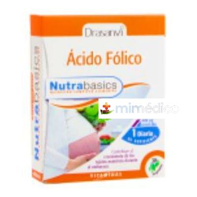 NUTRABASICS ACIDO FOLICO 30CAPS. DRASANVI