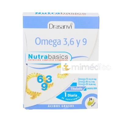 NUTRABASICS OMEGA 3-6-9 24PERLAS DRASANVI