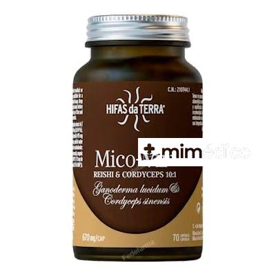 MICO-VIR (REISHI-CORDYCEPS) HDT 70CAP. HIFAS DA TERRA - HDT