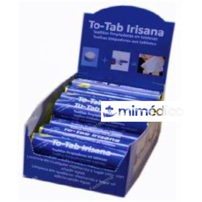 TO-TAB TOALLITAS LIMPIADORAS EXPOSITOR 21TUBOS IRISANA