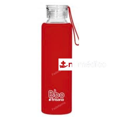 BOTELLA VIDRIO BBO ROJA 550ML. IRISANA