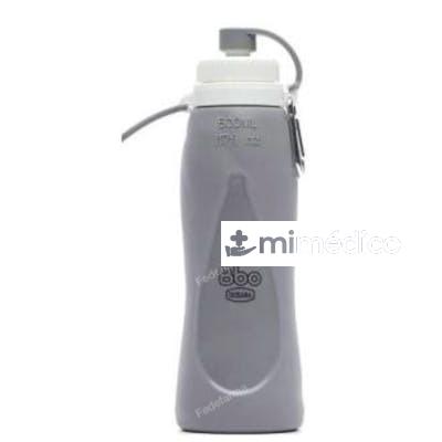 BOTELLA PLEGABLE BBO GRIS 500ML. IRISANA