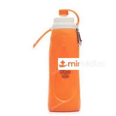 BOTELLA PLEGABLE BBO NARANJA 500ML. IRISANA