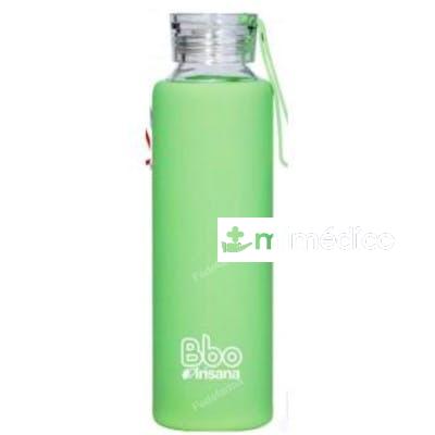 BOTELLA VIDRIO BBO VERDE 550ML. IRISANA