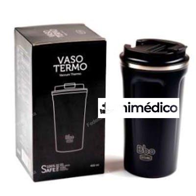 VASO TERMO ACERO INOXIDABLE NEGRO 450ML. BBO19.NE IRISANA