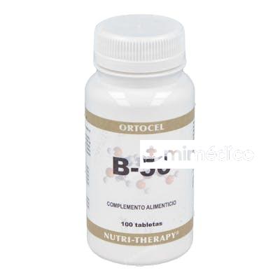 COMPLEX B-50 100COMP. ORTOCEL NUTRI-THERAPY