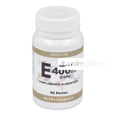 VITAMINA E 400UI D-ALPHA (NATURAL) 90PERLAS ORTOCEL NUTRI-THERAPY