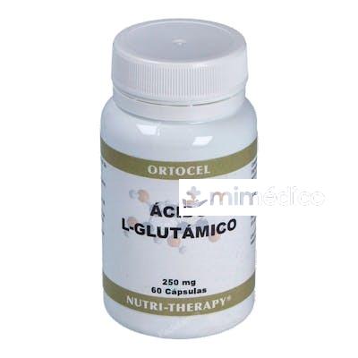 ACIDO L-GLUTAMICO 250MG. 60CAP. ORTOCEL NUTRI-THERAPY