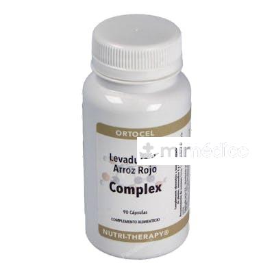 LEVADURA DE ARROZ ROJO COMPLEX 90CAP. ORTOCEL NUTRI-THERAPY