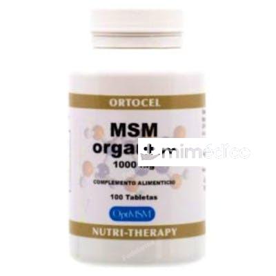 MSM ORGANICS 1000MG. 100COMP. ORTOCEL NUTRI-THERAPY