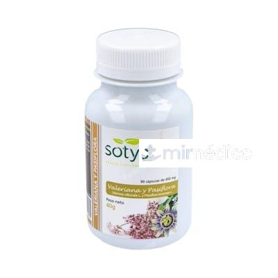 VALERIANA Y PASIFLORA 450MG. 90CAP. SOTYA