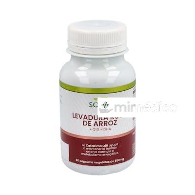 LEVADURA ROJA DE ARROZ + Q10 + DHA 60CAP. SOTYA