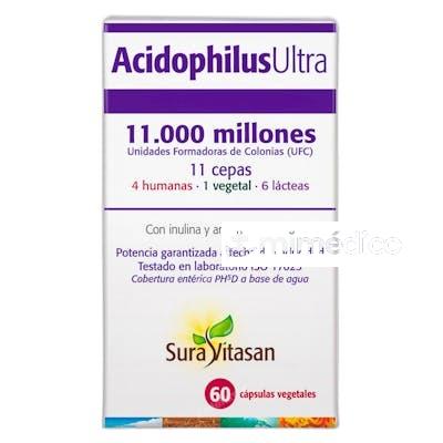 ACIDOPHILUS ULTRA 60CAP. (REFRIGERACION) SURA VITASAN