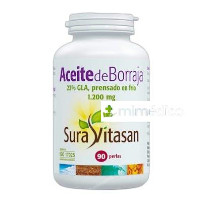 ACEITE DE BORRAJA 1200MG. 90PERLAS SURA VITASAN