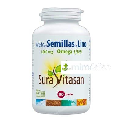 ACEITE DE SEMILLAS DE LINO 1000MG. 90PERLAS SURA VITASAN