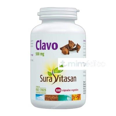 CLAVO 500MG. 100CAP. SURA VITASAN