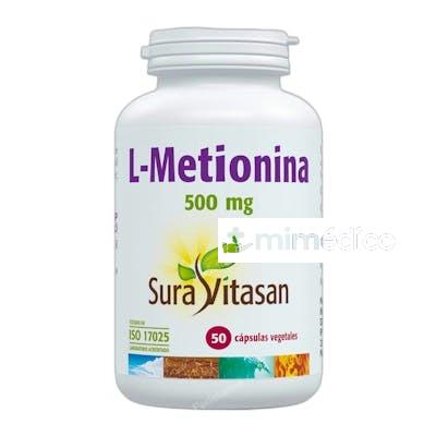 L-METIONINA 500MG. 50CAP. SURA VITASAN