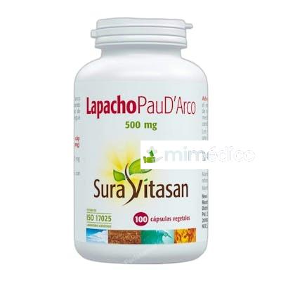 LAPACHO - PAU D`ARCO 500MG. 100CAP. SURA VITASAN