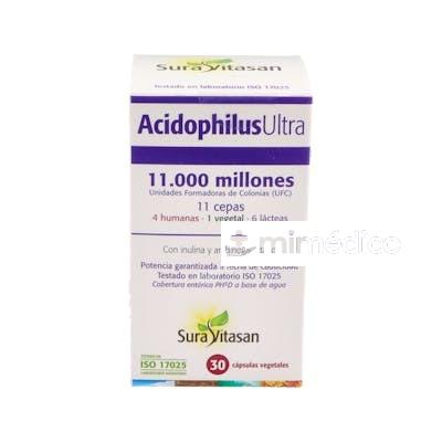 ACIDOPHILUS ULTRA 30CAP. (REFRIGERACION) SURA VITASAN