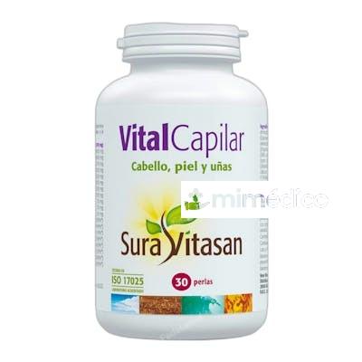 VITAL CAPILAR CABELLO,PIEL Y UÑAS 30PERLAS SURA VITASAN
