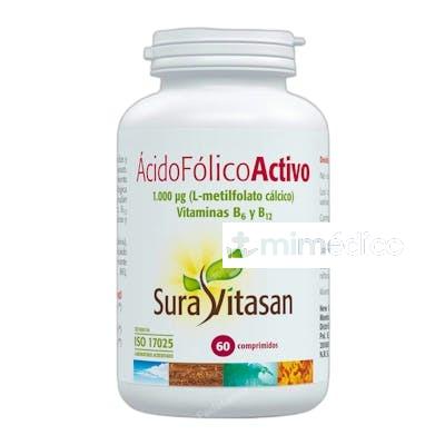 ACIDO FOLICO ACTIVO 60COMP. SURA VITASAN