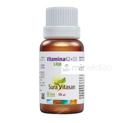 VITAMINA K2 + D3 15ML. SURA VITASAN