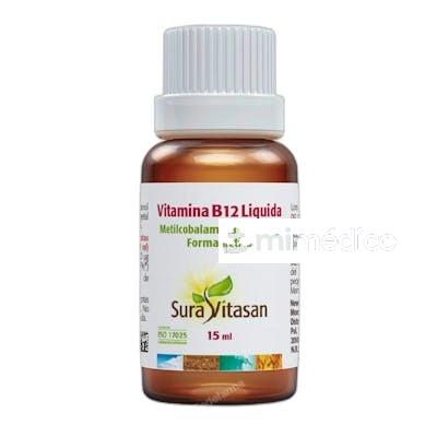 VITAMINA B12 LIQUIDA 15ML. SURA VITASAN