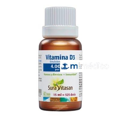 VITAMINA D3 4.000 15ML.  SURA VITASAN