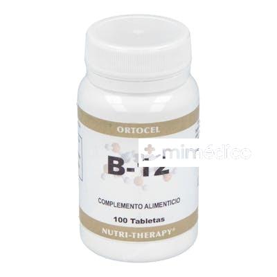 VITAMINA B-12 500MCG. 100COMP. ORTOCEL NUTRI-THERAPY