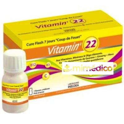 VITAMIN 22 TRATAMIENTO CHOQUE 7AMP.BEB. INELDEA