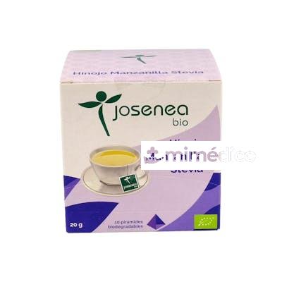 HINOJO-MANZANILLA-STEVIA 10PIRAMIDES ENSOBRADA BIO JOSENEA
