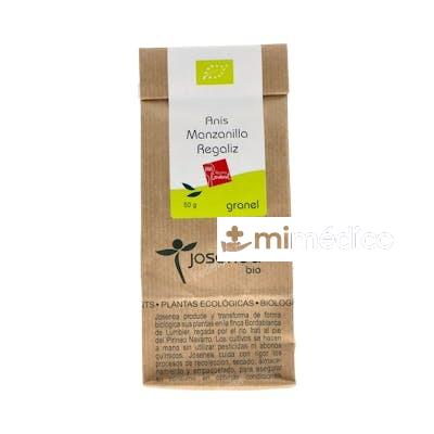 ANIS MANZANILLA REGALIZ BOLSA 50GR. JOSENEA