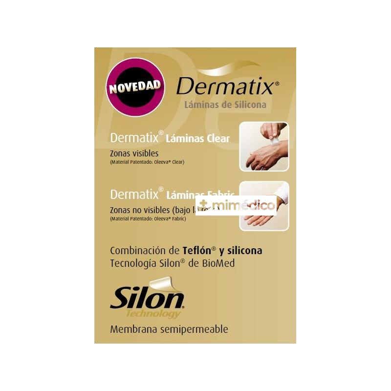 DERMATIX LAMINA SILICONA CLEAR 4X13CM MEDA PHARMA