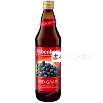 ZUMO UVA ROJA CON HIERRO 750ML. RABENHORST