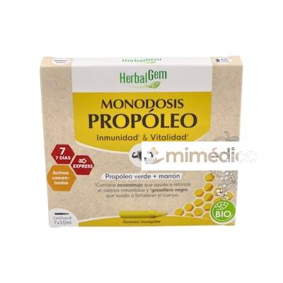 PROPOLEO MONODOSIS 7X10ML. BIO HERBALGEM