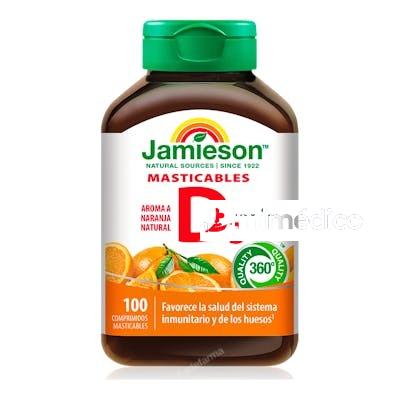 VITAMINA D 1000UI 25MCG.100COMP.MASTICABLES JAMIESON