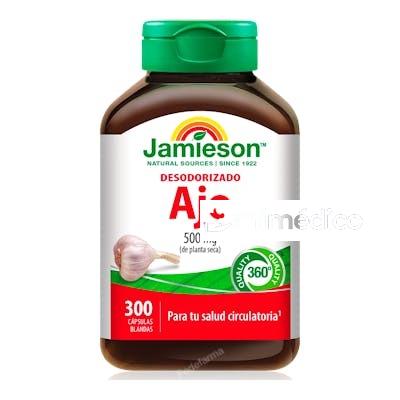 AJO DESODORIZADO 500MG. 300CAP. JAMIESON