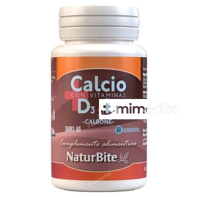 CALBONE (VIT.D Y CALCIO) 60COMP. NATURBITE