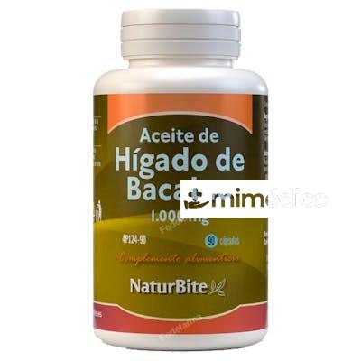ACEITE DE HIGADO DE BACALAO 1000MG. 90CAP. NATURBITE