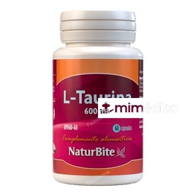 L-TAURINA 600MG. 60CAP. NATURBITE