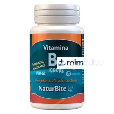 VITAMINA B12 CIANOCOBALAMINA 1000ΜG 120COMP.MAST. NATURBITE