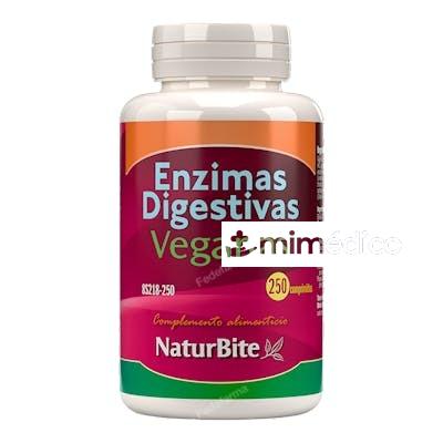 ENZIMAS DIGESTIVAS VEGANAS 250COMP. NATURBITE